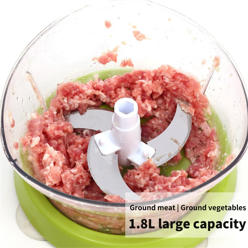 Manual vegetable chopper in white plastic for efficient and minimalist home kitchen food preparation — view 5