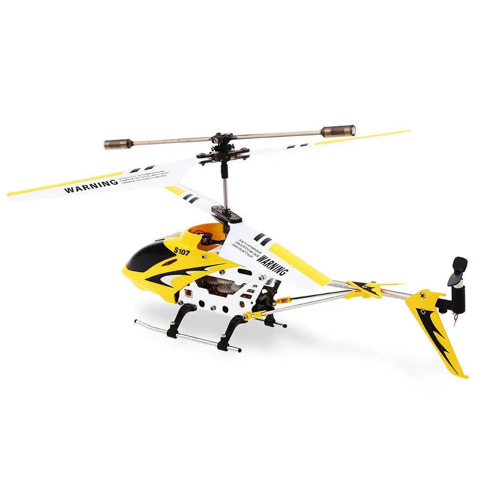 Hoshi Syma S107G remote control helicopter with durable alloy body, dual rotors, and LED lights — view 5