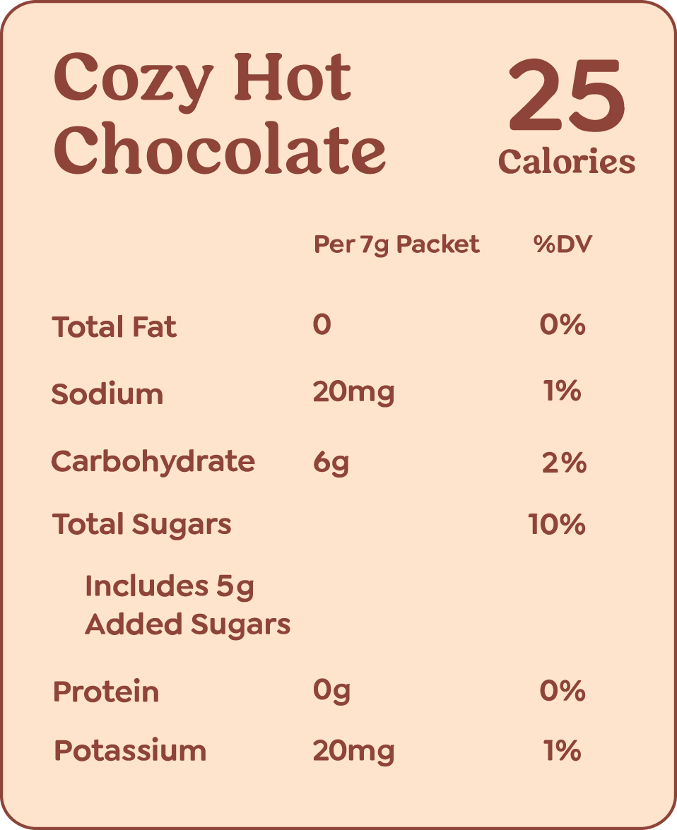 Cozy hot chocolate mix 12-pack by Craftmix, rich cocoa powder in individual serving packets — view 5