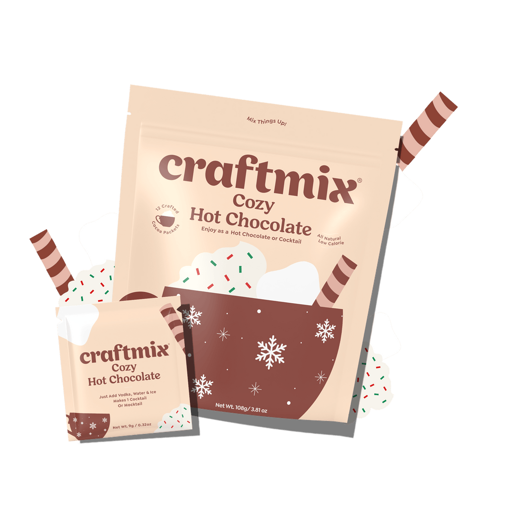 Cozy hot chocolate mix 12-pack by Craftmix, rich cocoa powder in individual serving packets — view 2