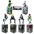 14cm Hunter x Hunter Hisoka PVC action figure in vibrant colors on a display stand