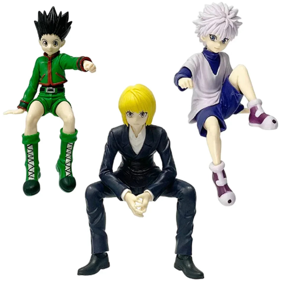 14cm Hunter x Hunter Hisoka PVC action figure in vibrant colors on a display stand — view 2