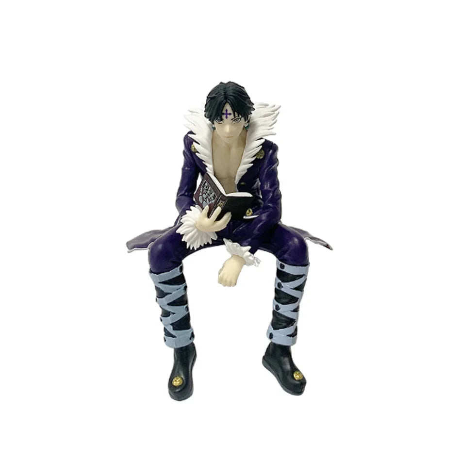 14cm Hunter x Hunter Hisoka PVC action figure in vibrant colors on a display stand — view 3