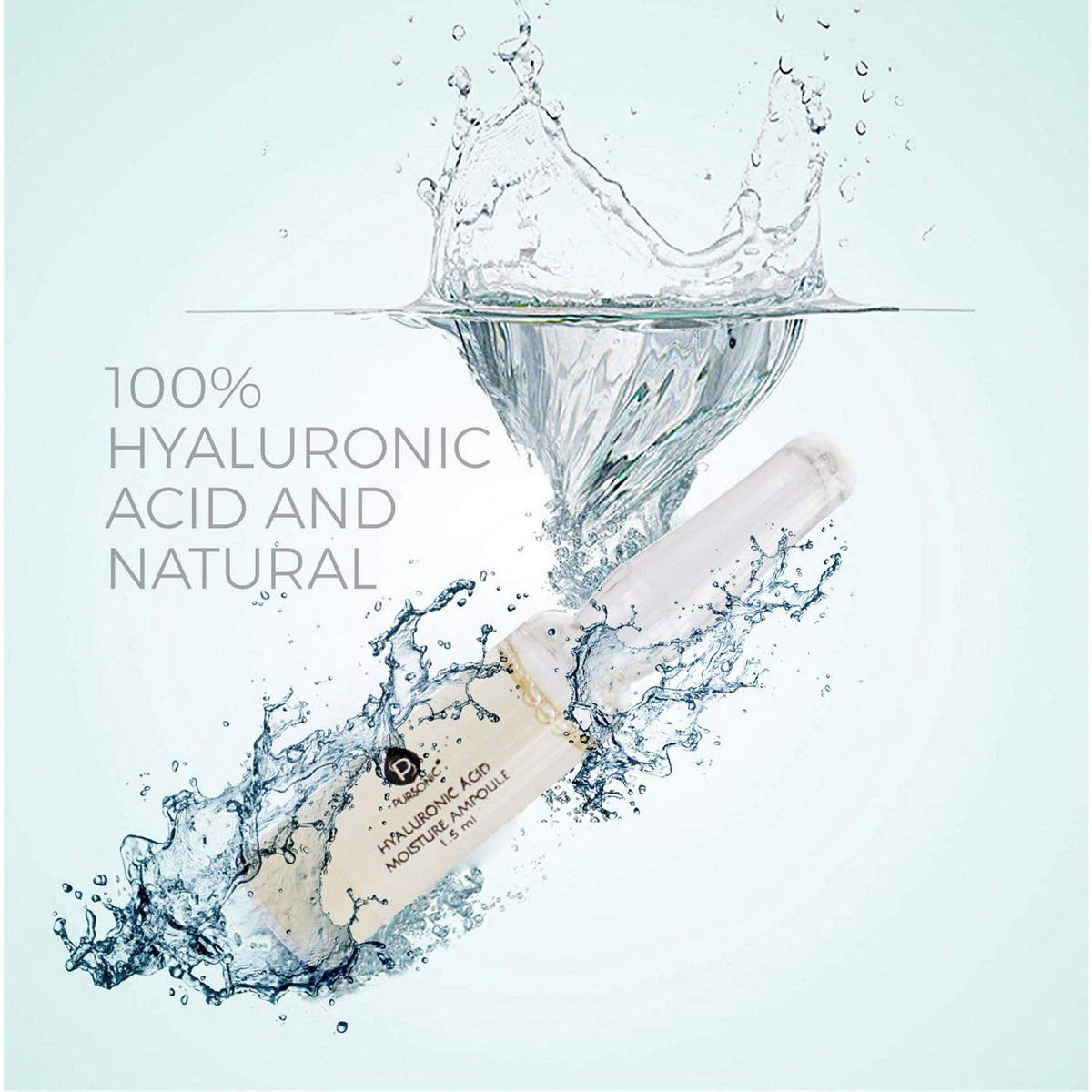 100% Hyaluronic Acid & Natural Moisturizing Serum Ampoule Set-1