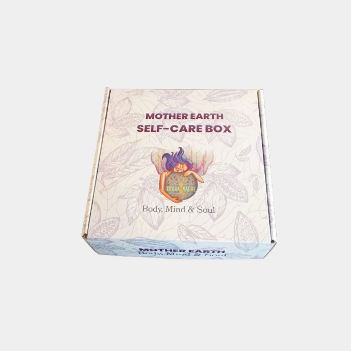 Self-care gift box by Mother Earth featuring cacao, rose petals, blue lotus, and ceramic mug — view 2