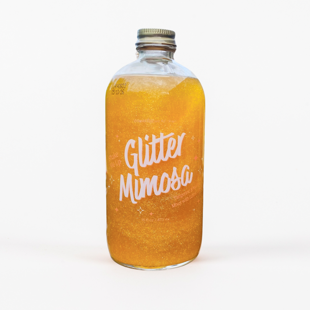 Glitter Cocktail Box Set with three bottles of shimmering edible glitter drink mixers — view 3