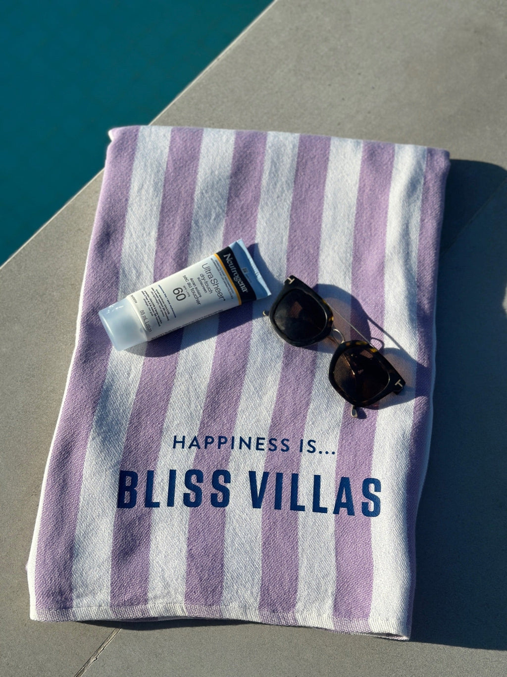 Custom Everywhere Towel, Striped Lilac-3