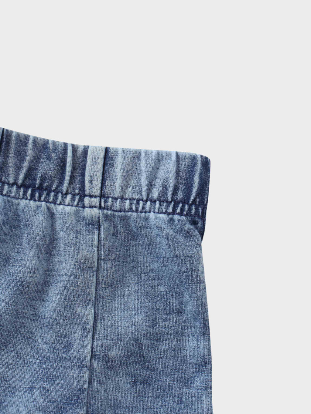 Paneled Flare Skirt 35"-Light Blue Wash-4
