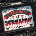 Dreamin' of Screamin' Counted Cross Stitch DIY KIT-0