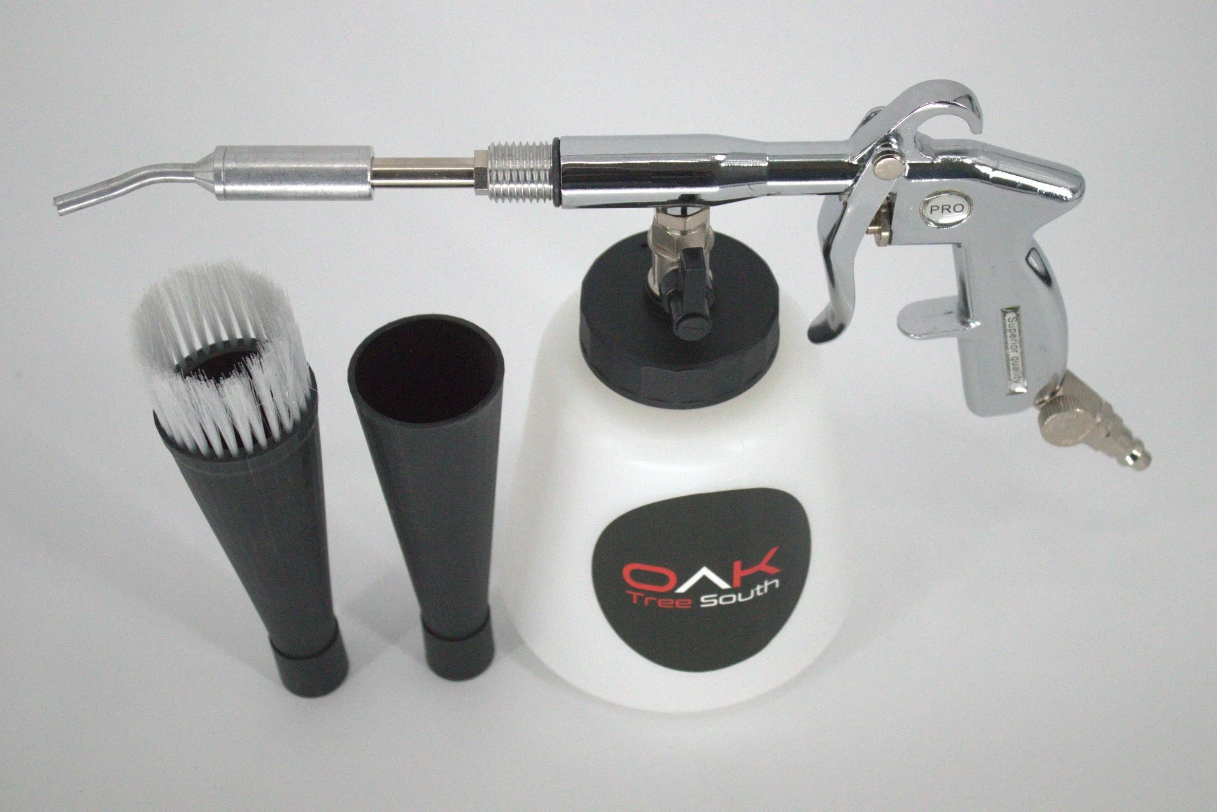 Wet air gun auto detailing tool with adjustable nozzle and heavy duty metal construction for cleaning — view 10