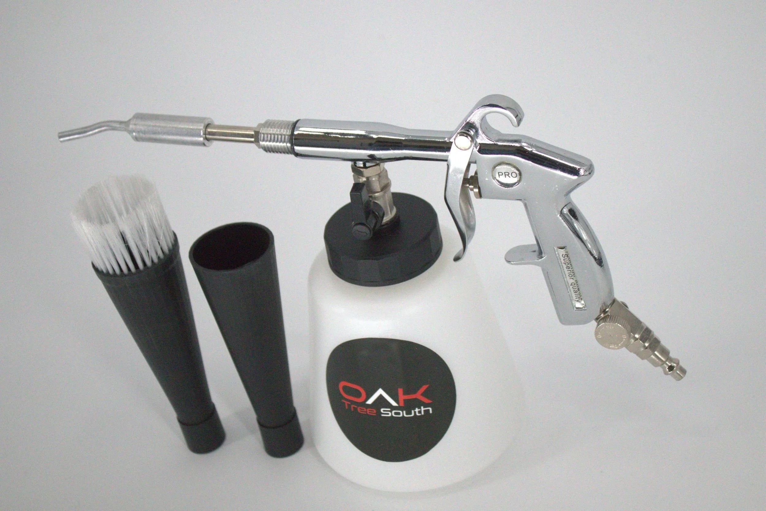 Wet air gun auto detailing tool with adjustable nozzle and heavy duty metal construction for cleaning — view 11