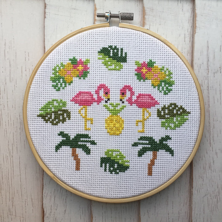 Tropical Counted Cross Stitch DIY KIT Intermediate-0