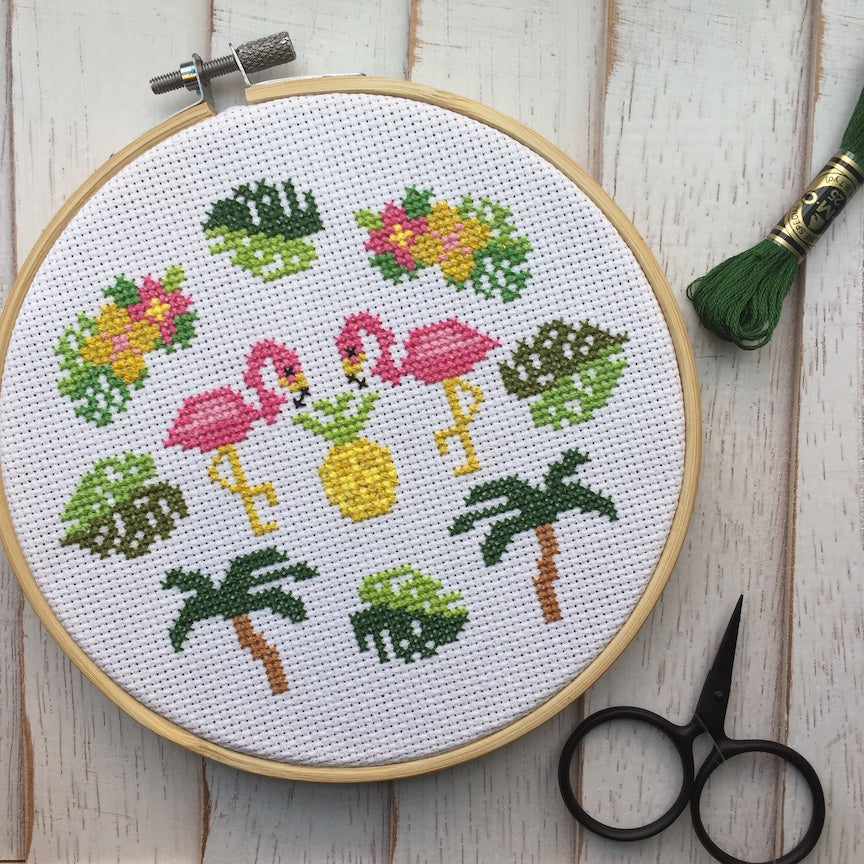 Tropical Counted Cross Stitch DIY KIT Intermediate-2