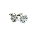 Silver Gemstone Cufflinks-2