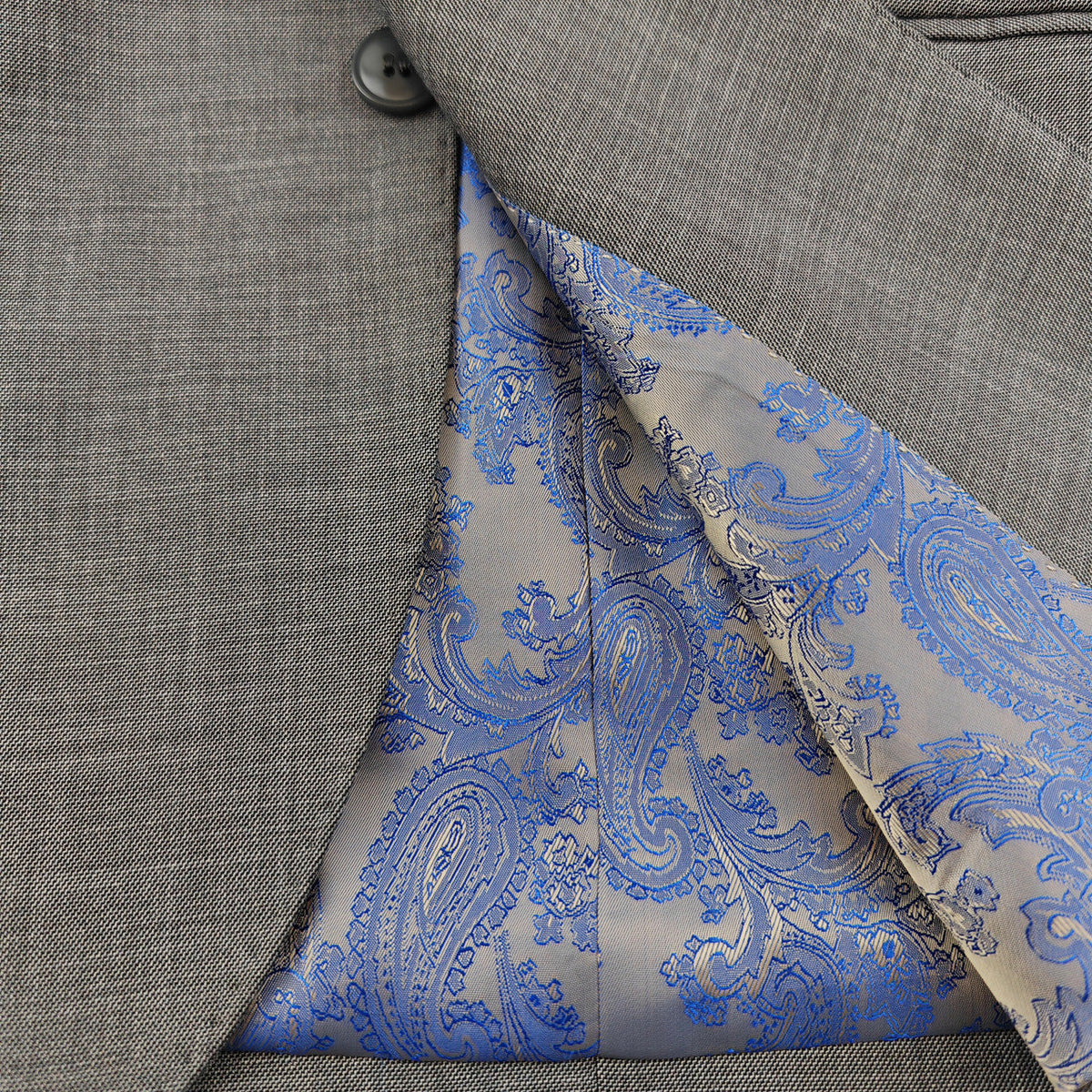 Grey Slim Fit 3-Piece Suit-1