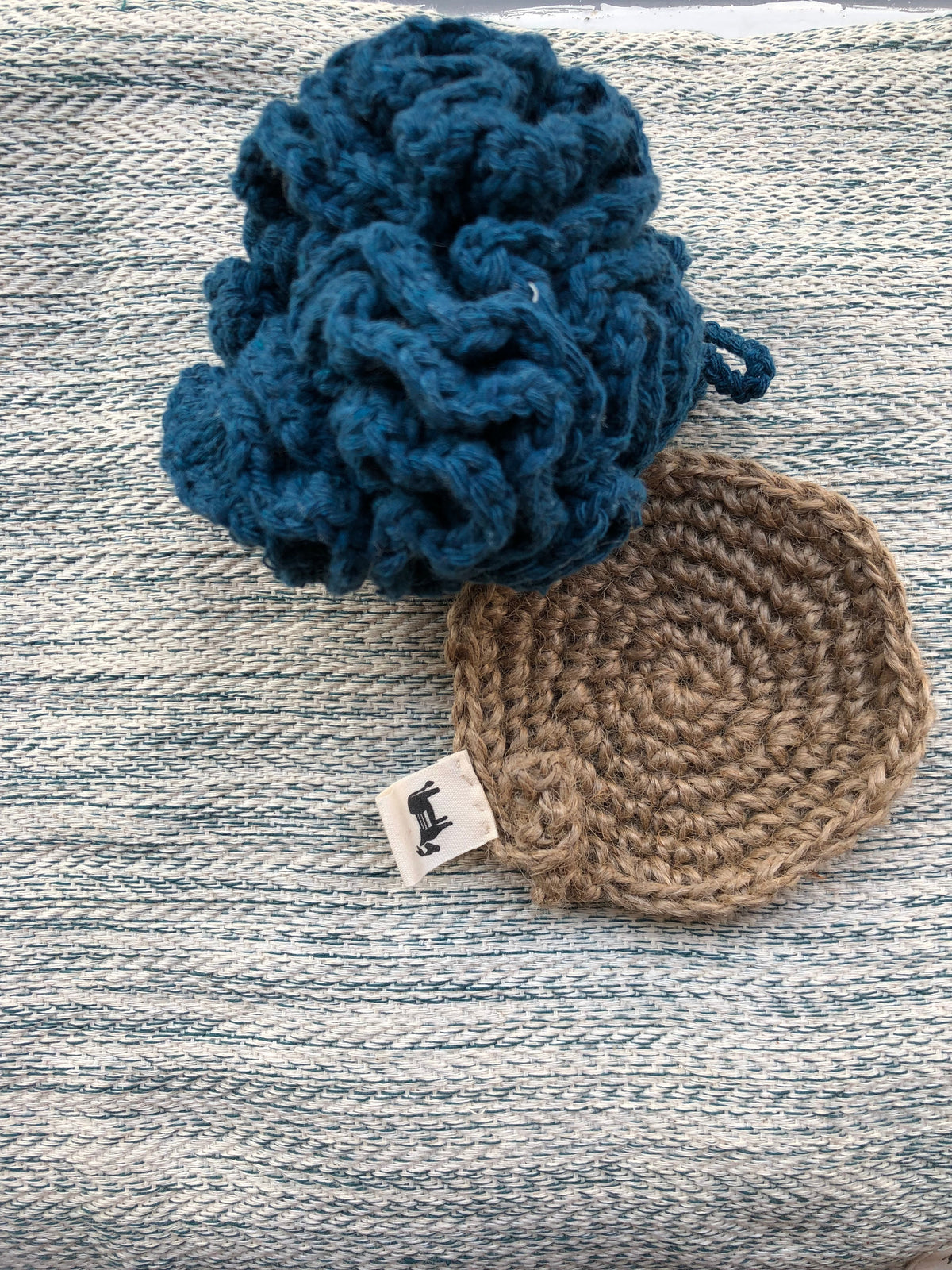 Jute sponge 'Flat Earth'-3