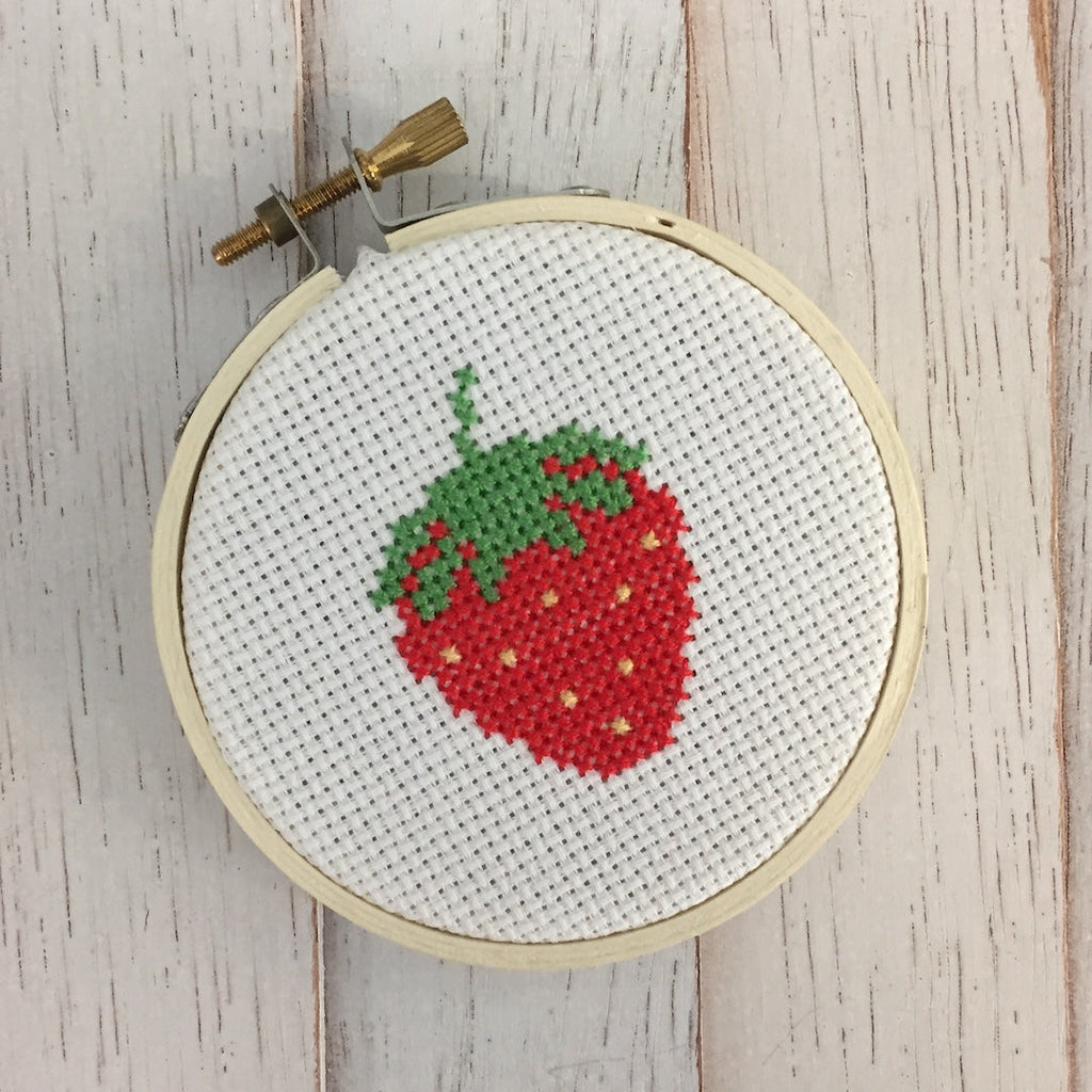 Strawberry Counted Cross Stitch DIY Kit-0