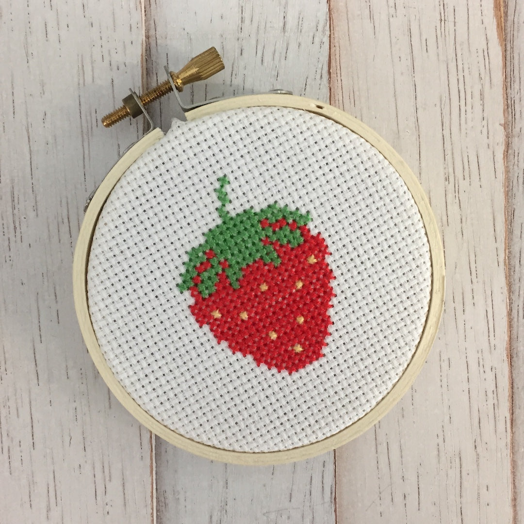 Strawberry Counted Cross Stitch DIY Kit-0