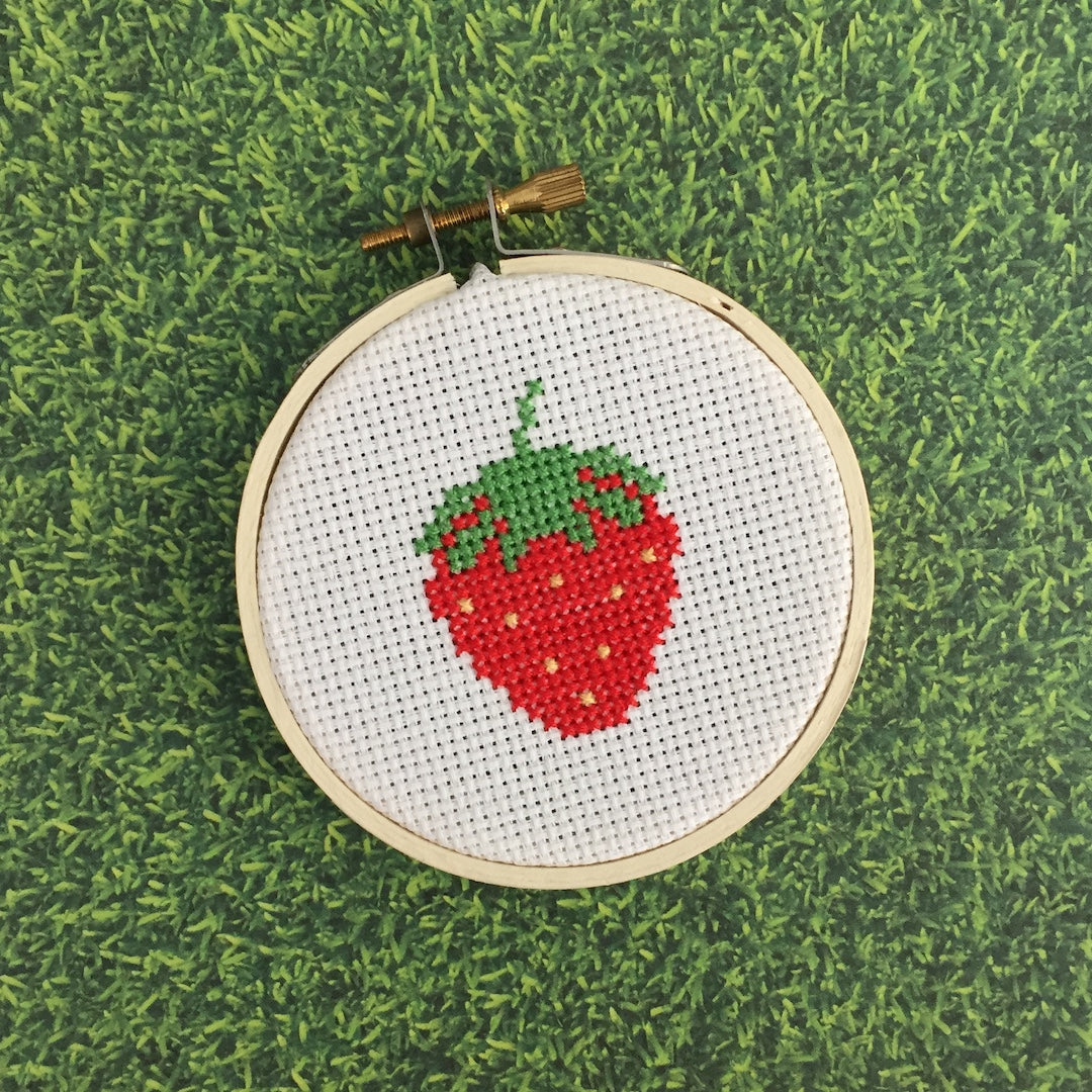 Strawberry Counted Cross Stitch DIY Kit-1