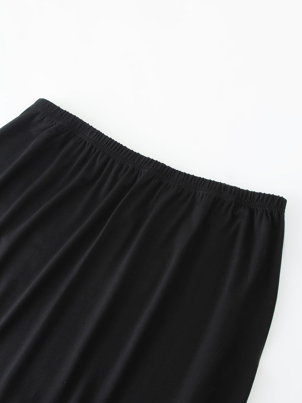 Maxi Stretch Skirt-Black-3