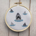 Shark Counted Cross Stitch DIY KIT-0