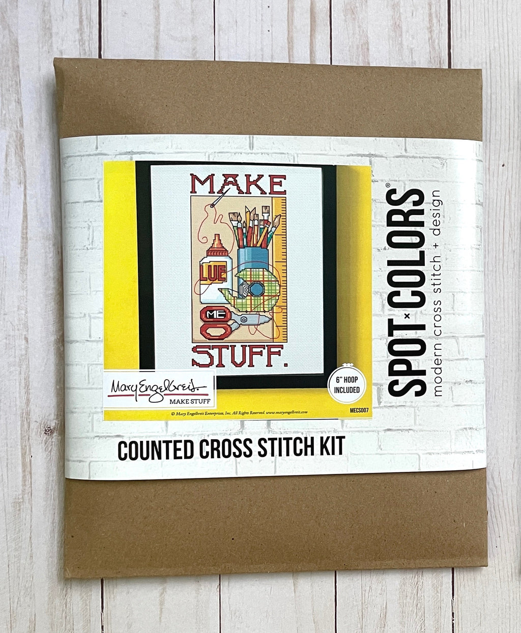 Make Stuff by Mary Engelbreit Counted Cross Stitch DIY KIT-1