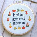 Hello Gourdgeous Counted Cross Stitch DIY KIT Intermediate-0