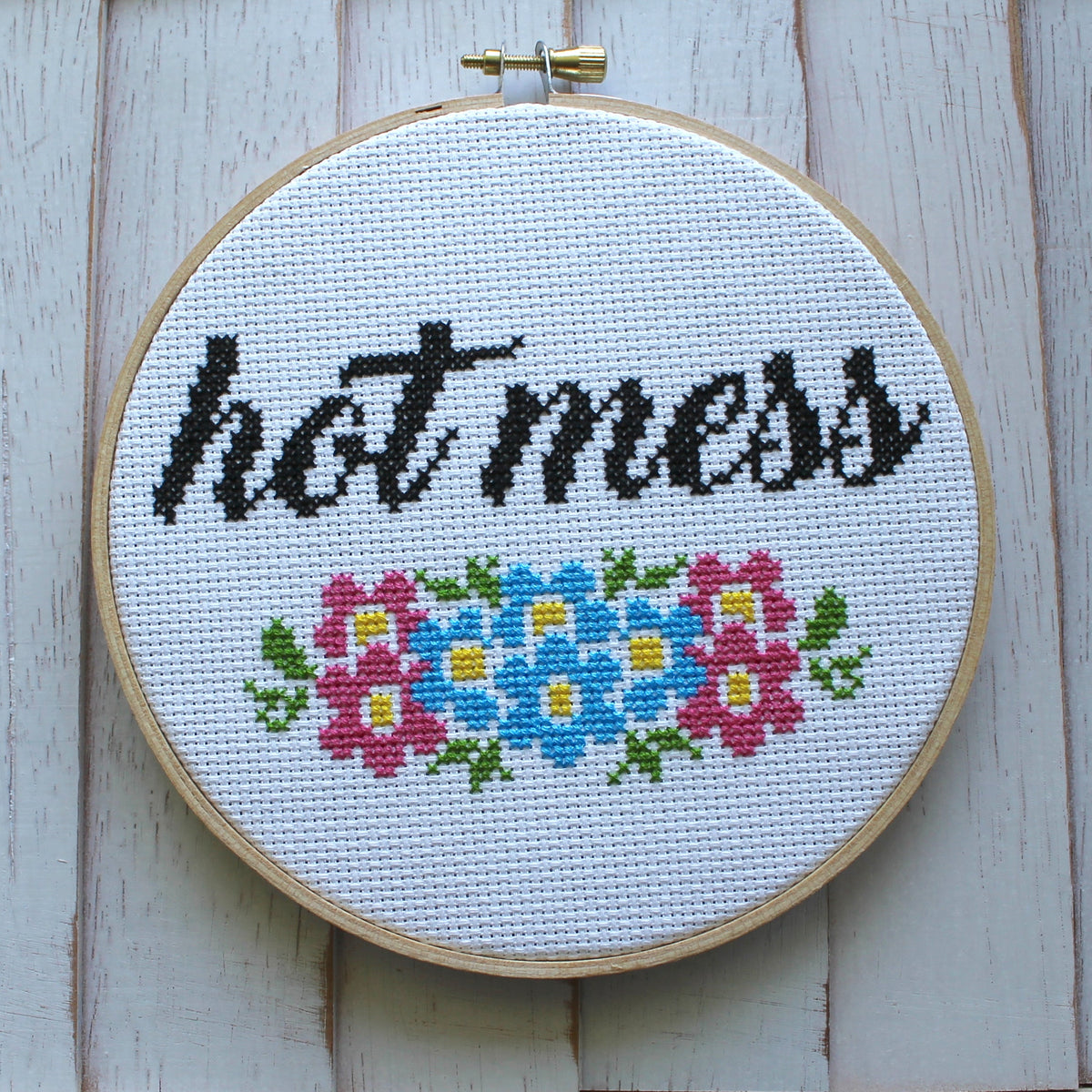 Hot Mess Counted Cross Stitch DIY KIT Intermediate-2
