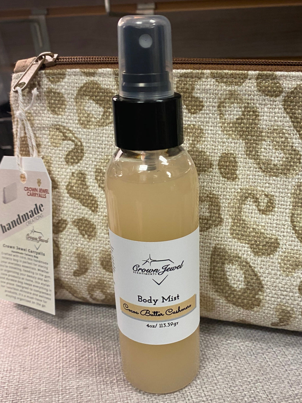 Luxurious lightweight body mist in a spray bottle for long lasting daily fragrance layering