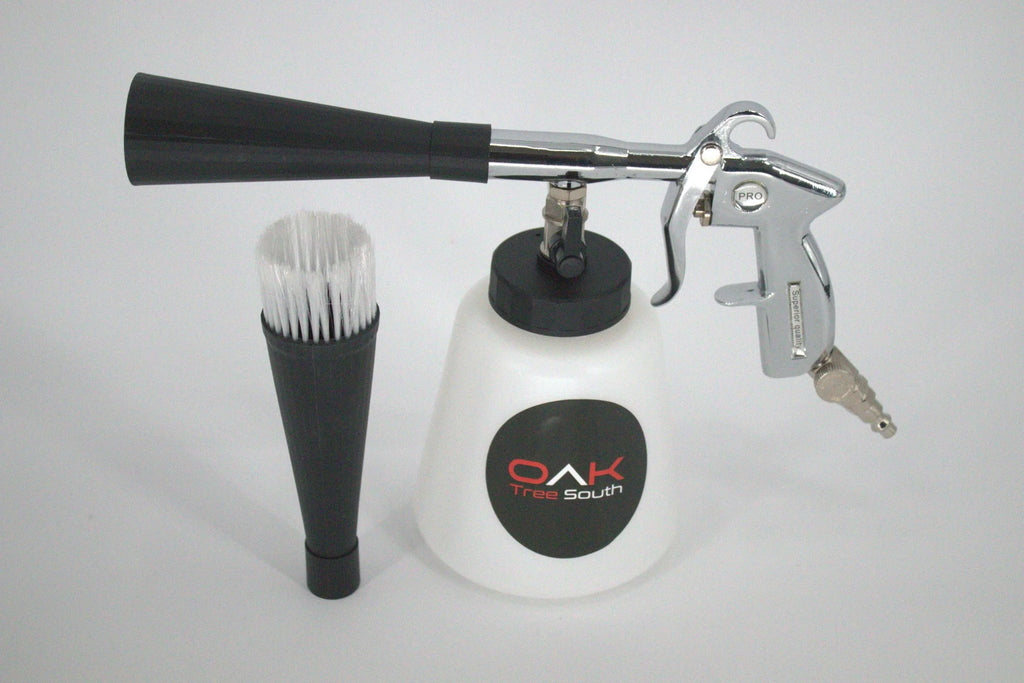 Wet air gun auto detailing tool with adjustable nozzle and heavy duty metal construction for cleaning — view 2