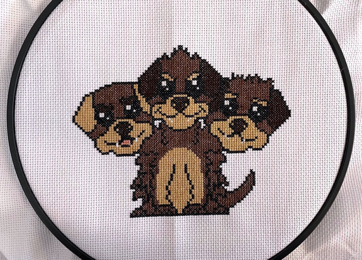 Cerberus Counted Cross Stitch DIY KIT-1