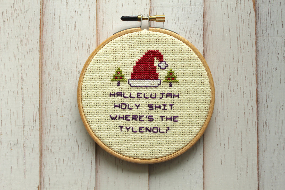Christmas Holiday Counted Cross Stitch DIY Kit Beginner-1