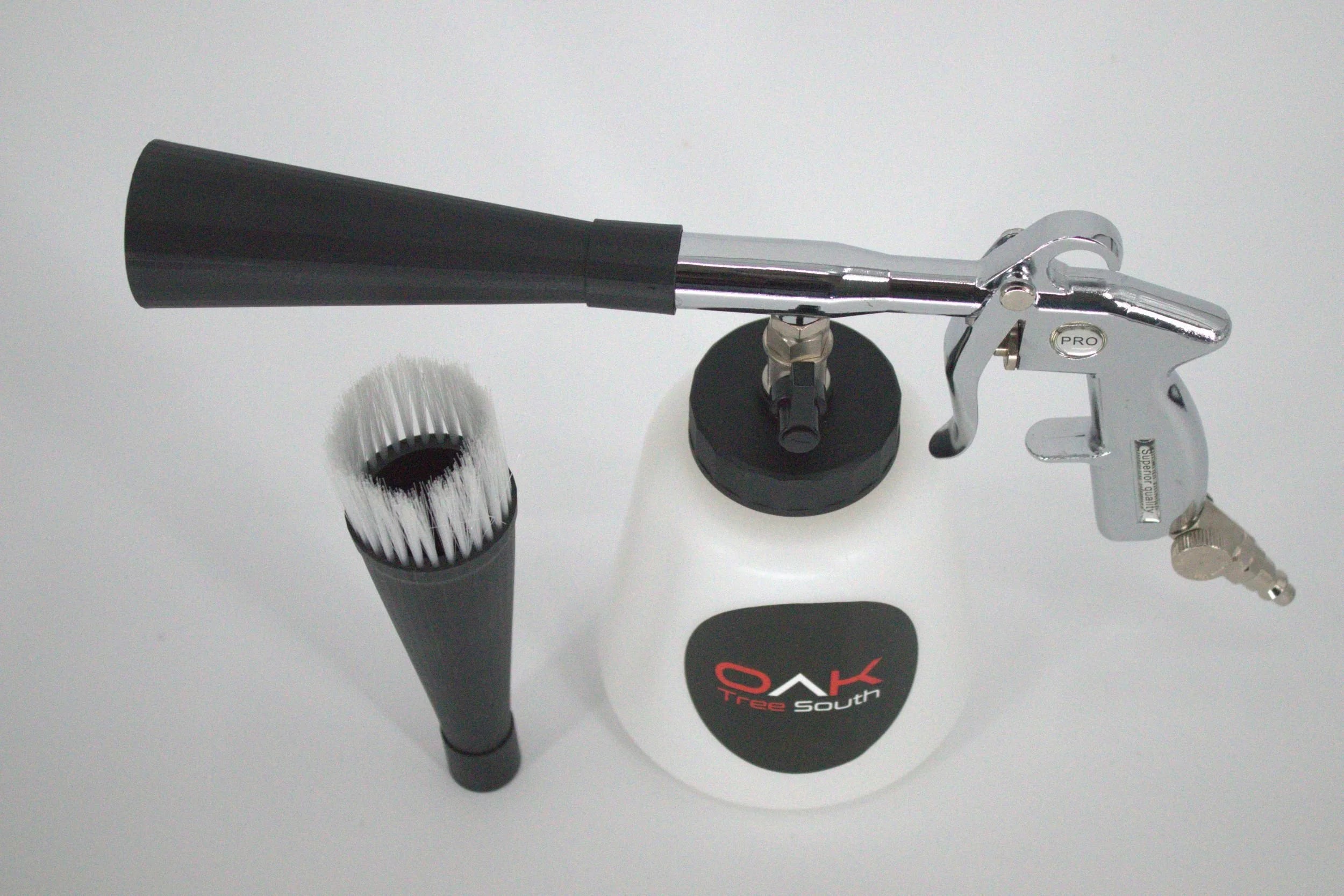 Wet air gun auto detailing tool with adjustable nozzle and heavy duty metal construction for cleaning — view 3