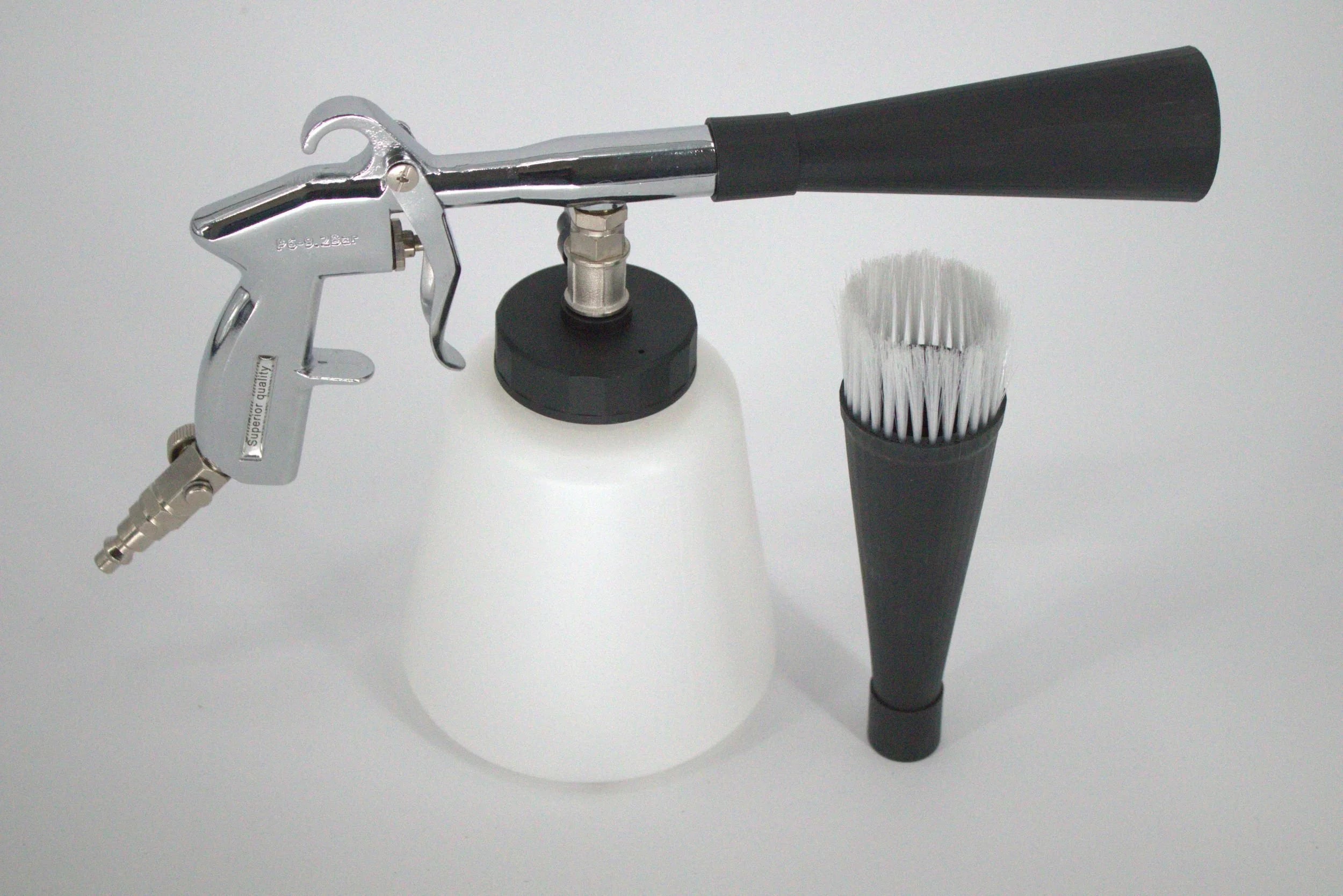 Wet air gun auto detailing tool with adjustable nozzle and heavy duty metal construction for cleaning — view 4
