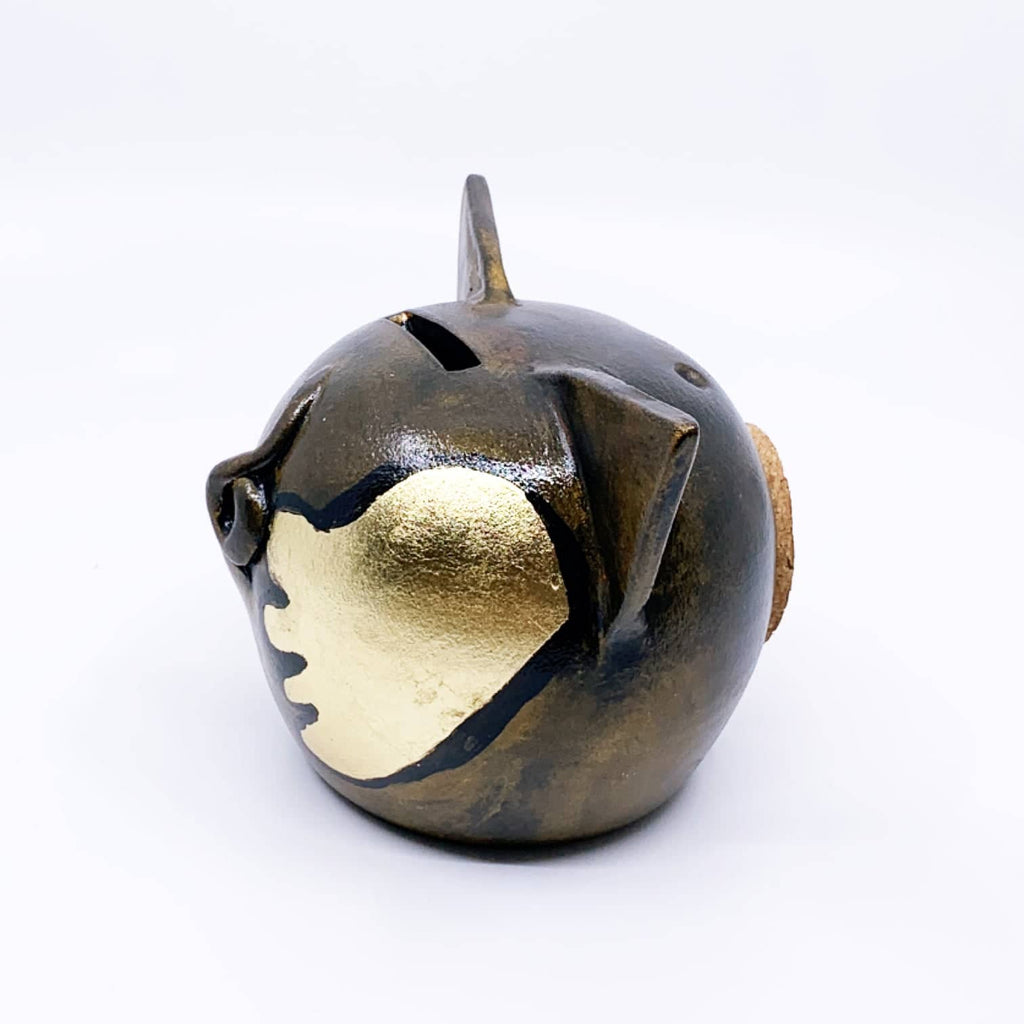 Golden Wings | Handmade Piggy Bank-4