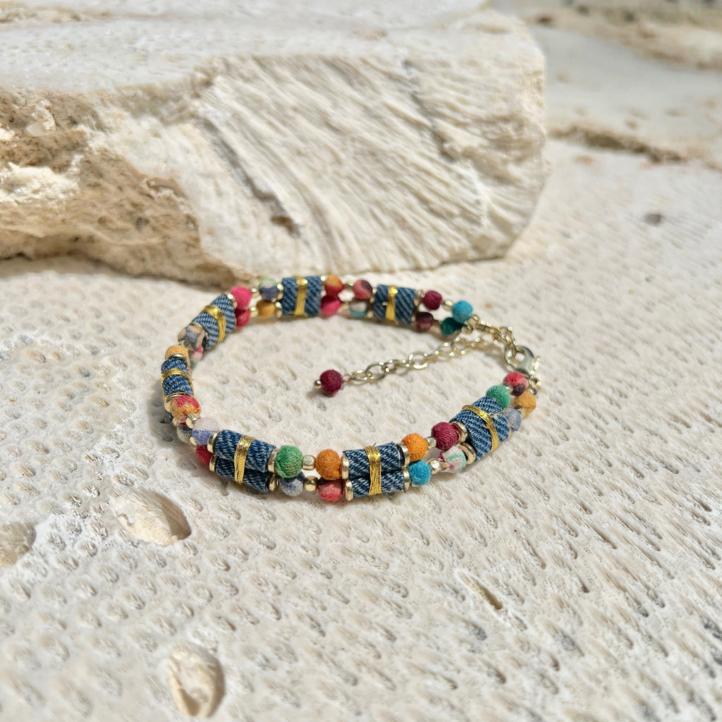 Kantha Sari Bracelet-2