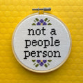 Not a People Person Cross Stitch Kit-0