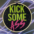 Kick Some As Counted Cross Stitch DIY KIT-0
