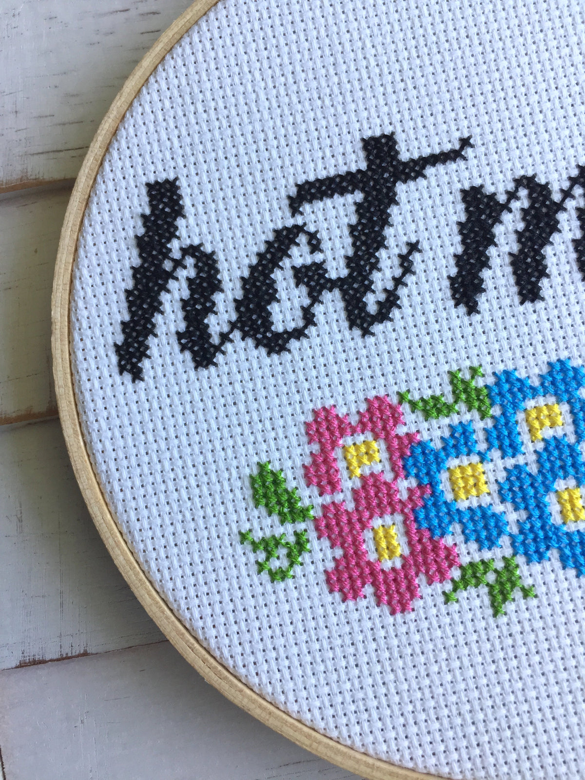 Hot Mess Counted Cross Stitch DIY KIT Intermediate-1