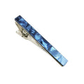 Blue Marble Effect Tie Clip-2