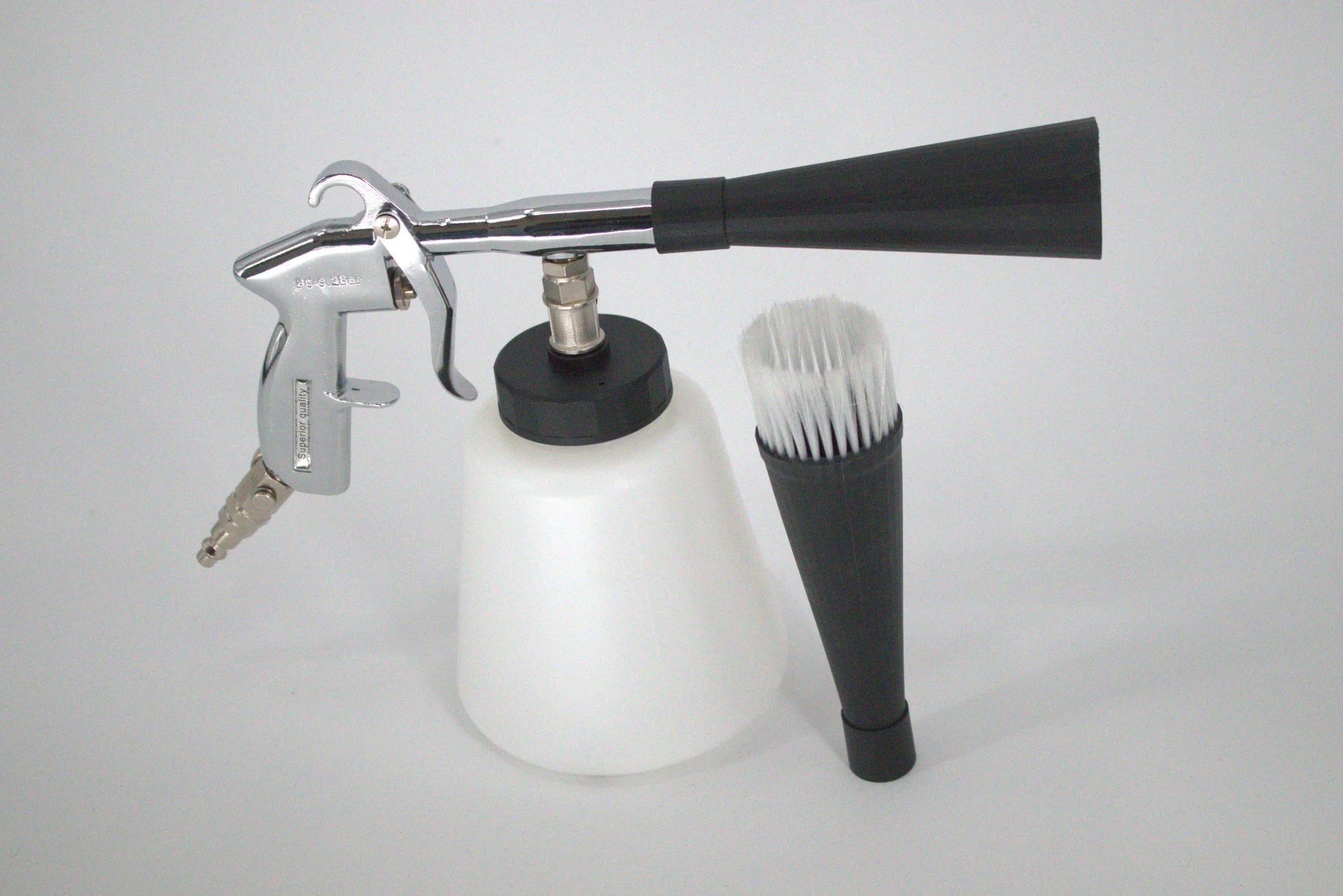Wet air gun auto detailing tool with adjustable nozzle and heavy duty metal construction for cleaning — view 5