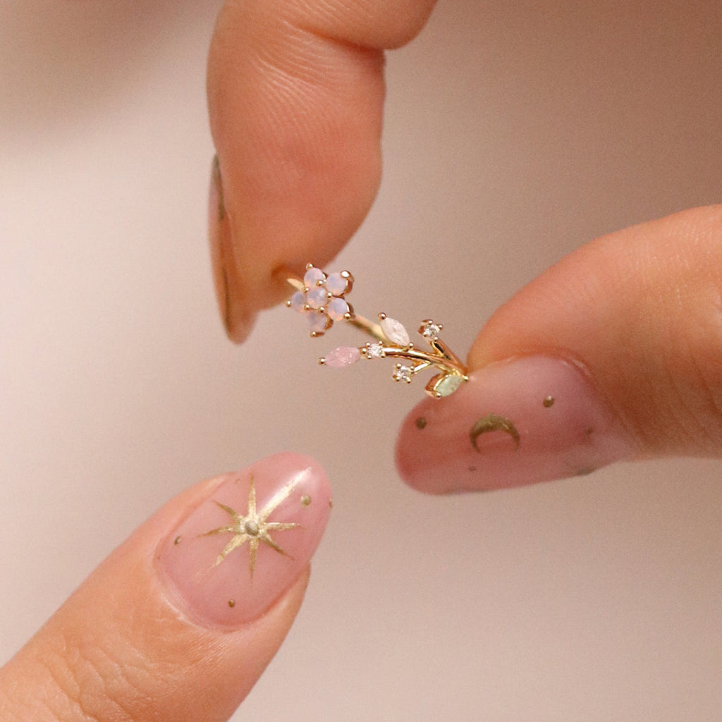 Laurel flower ring-2