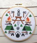 Camping Counted Cross Stitch DIY KIT Intermediate-0