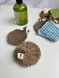 Jute sponge "Round Earth"-0
