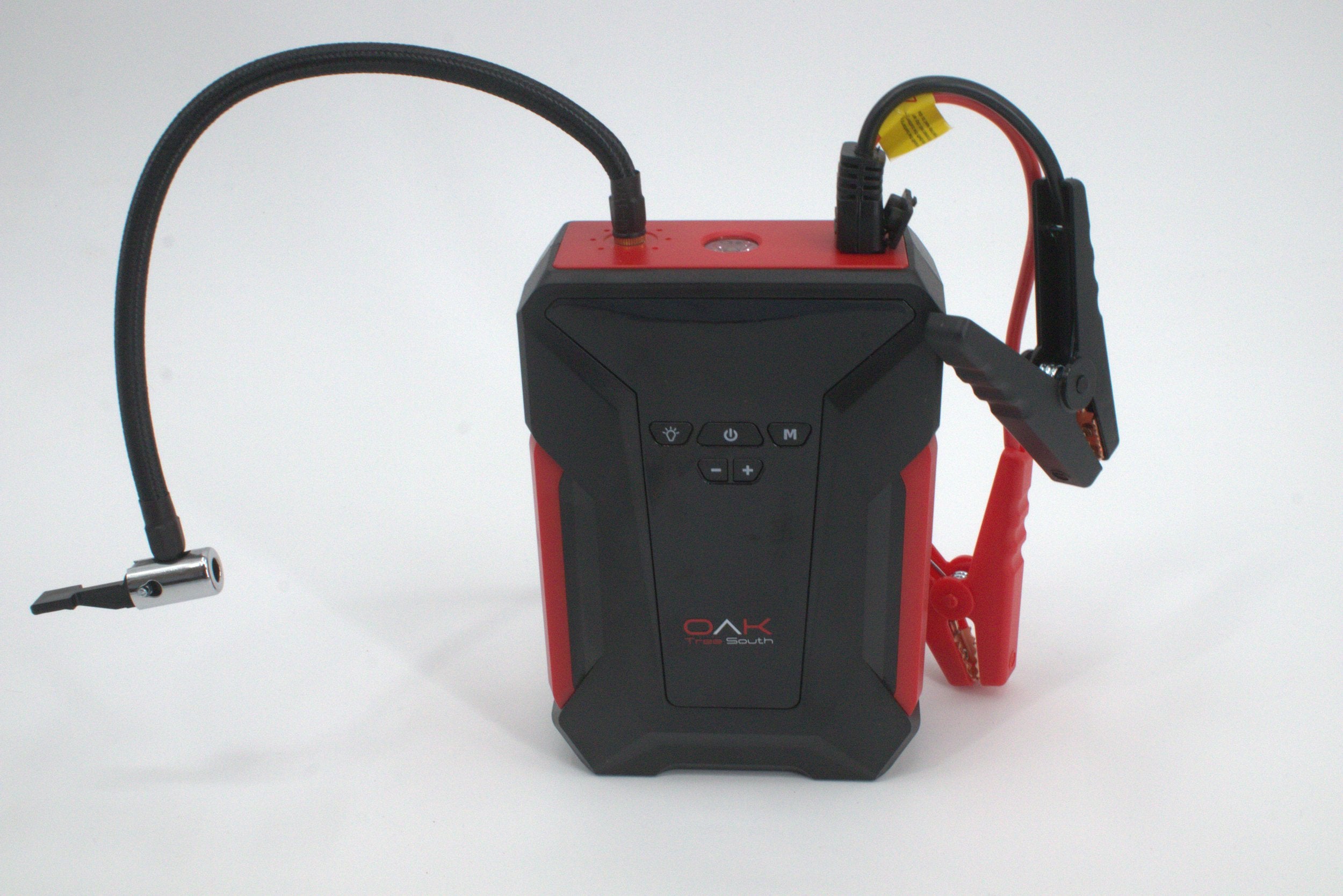 Portable 1000 Amp battery jumper power bank with air compressor cables and carrying case — view 6