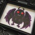 Mothman Counted Cross Stitch DIY KIT Intermediate-0