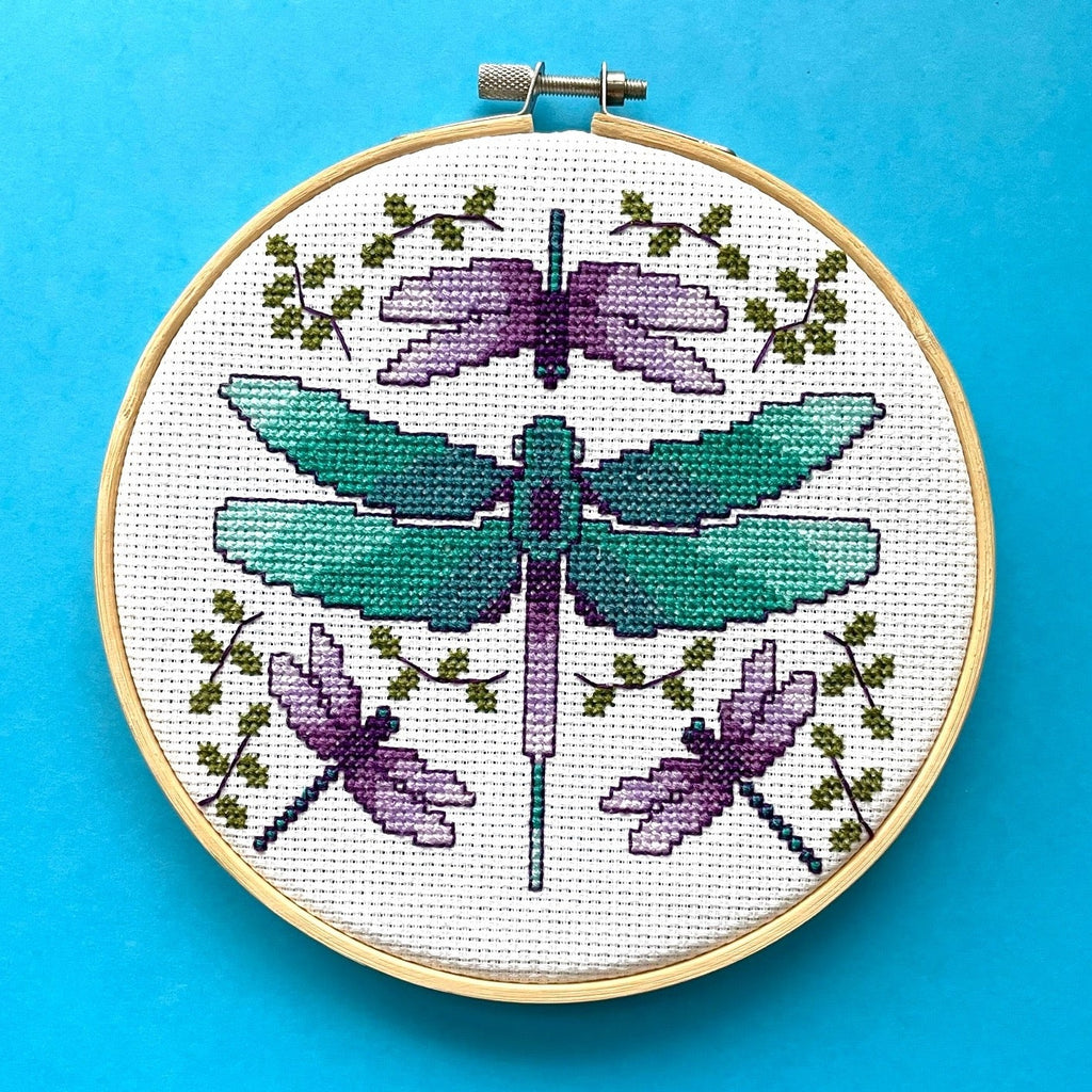Dragonflies Cross Stitch Kit-1