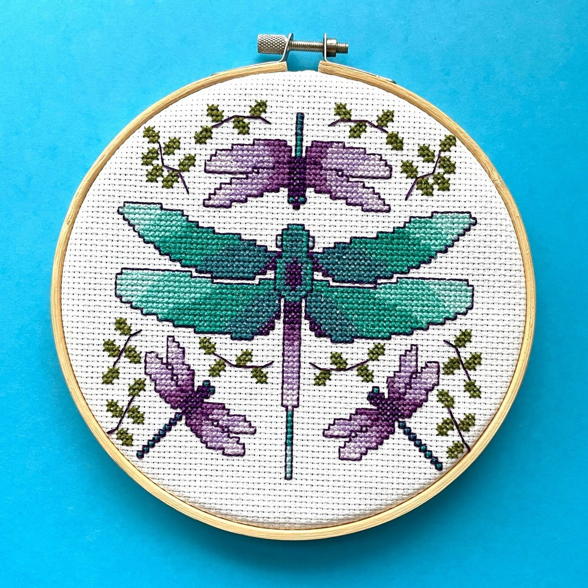 Dragonflies Cross Stitch Kit-1