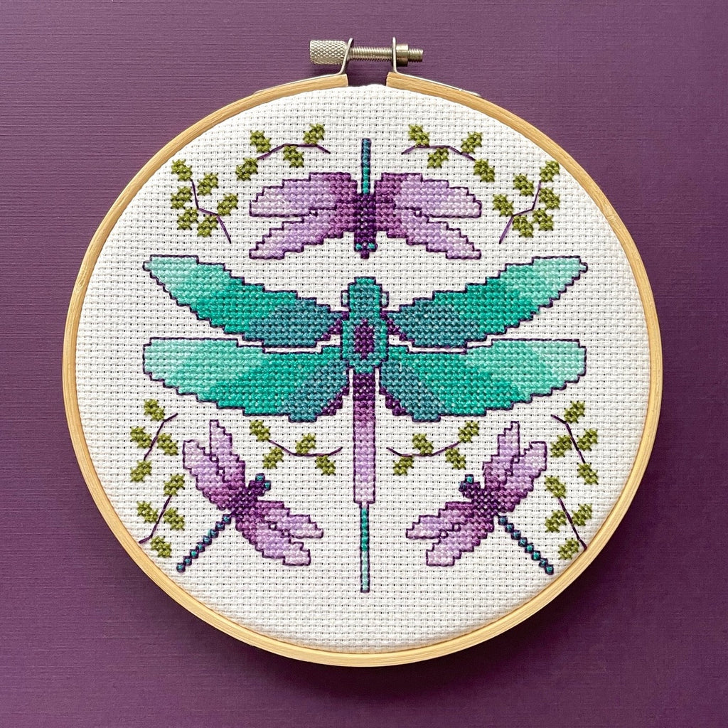Dragonflies Cross Stitch Kit-0