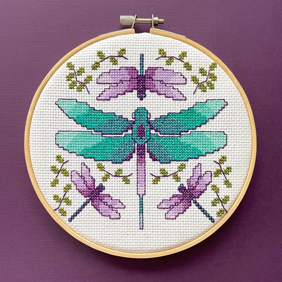 Dragonflies Cross Stitch Kit-0